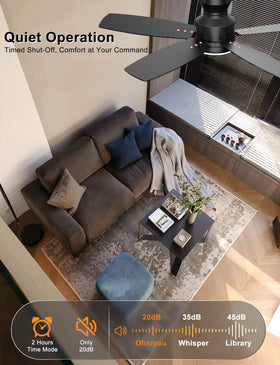 Ohniyou reversible motor enables summer cooling and winter air circulation.