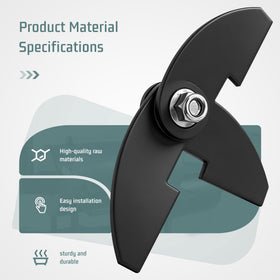 Ohoho complete hinge kit provides tight door fit with optimized tolerances.