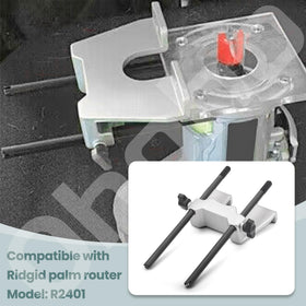 Ohoho edge guide locking system reduces wobble during routing