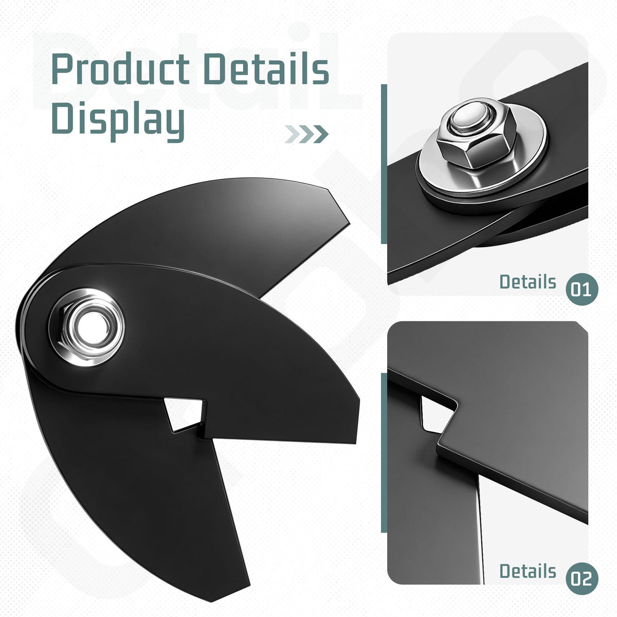 Ohoho large heavy-duty hinge fits heavy smoker doors and fireboxes.