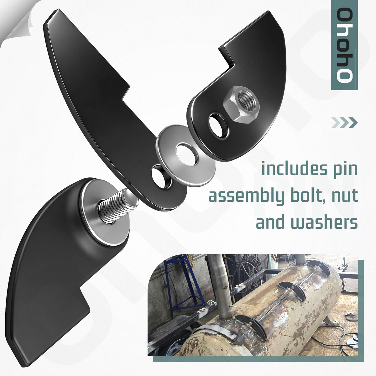 Ohoho removable-pin hinge enables easy lid removal and thorough cleaning.