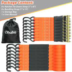 Ohuhu storage bag included keeps straps organized after use