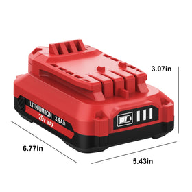 OHYES BAT 20V battery on fast charger with CMCB104