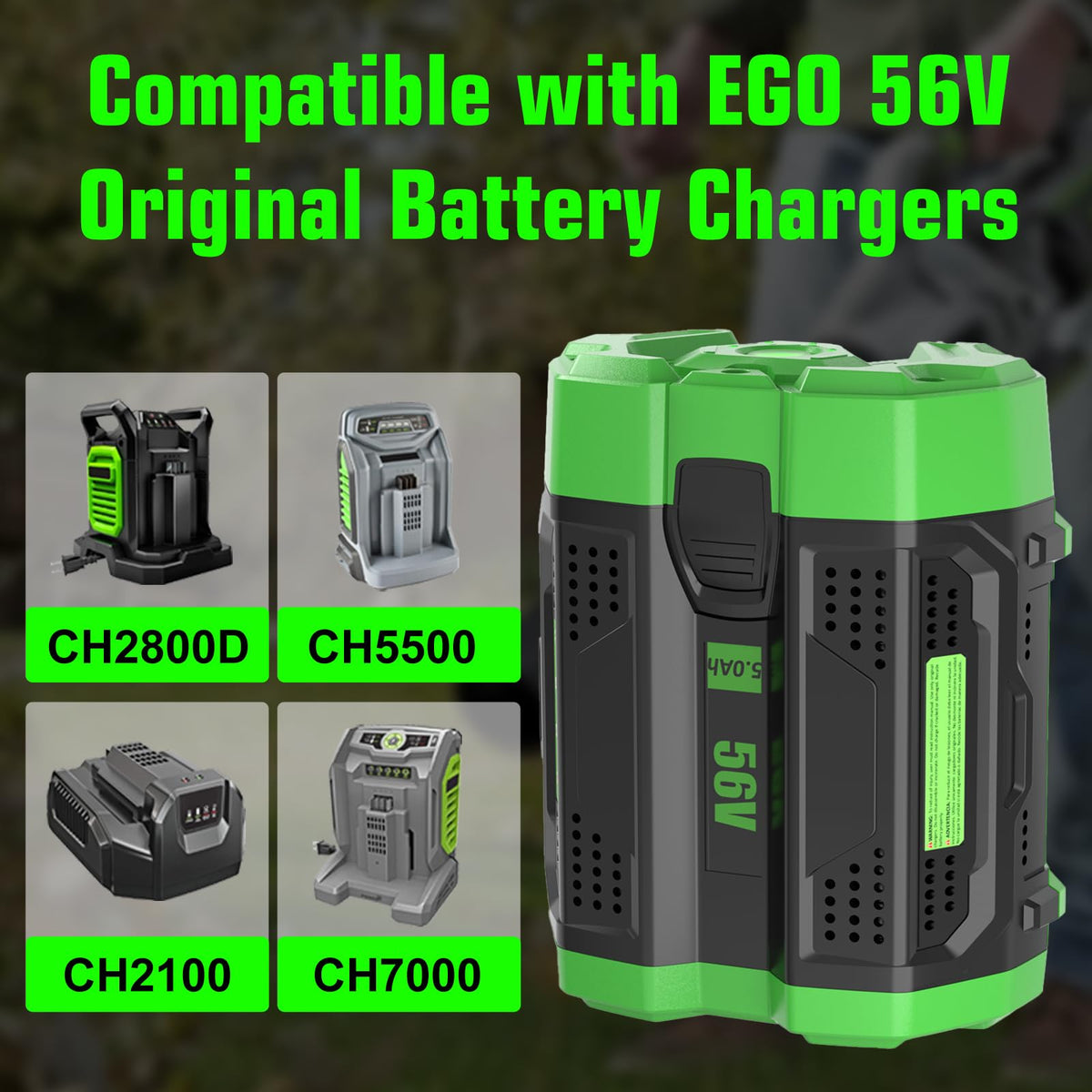 OHYES BAT 56V charging with original EGO charger