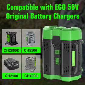 OHYES BAT 56V charging with original EGO charger