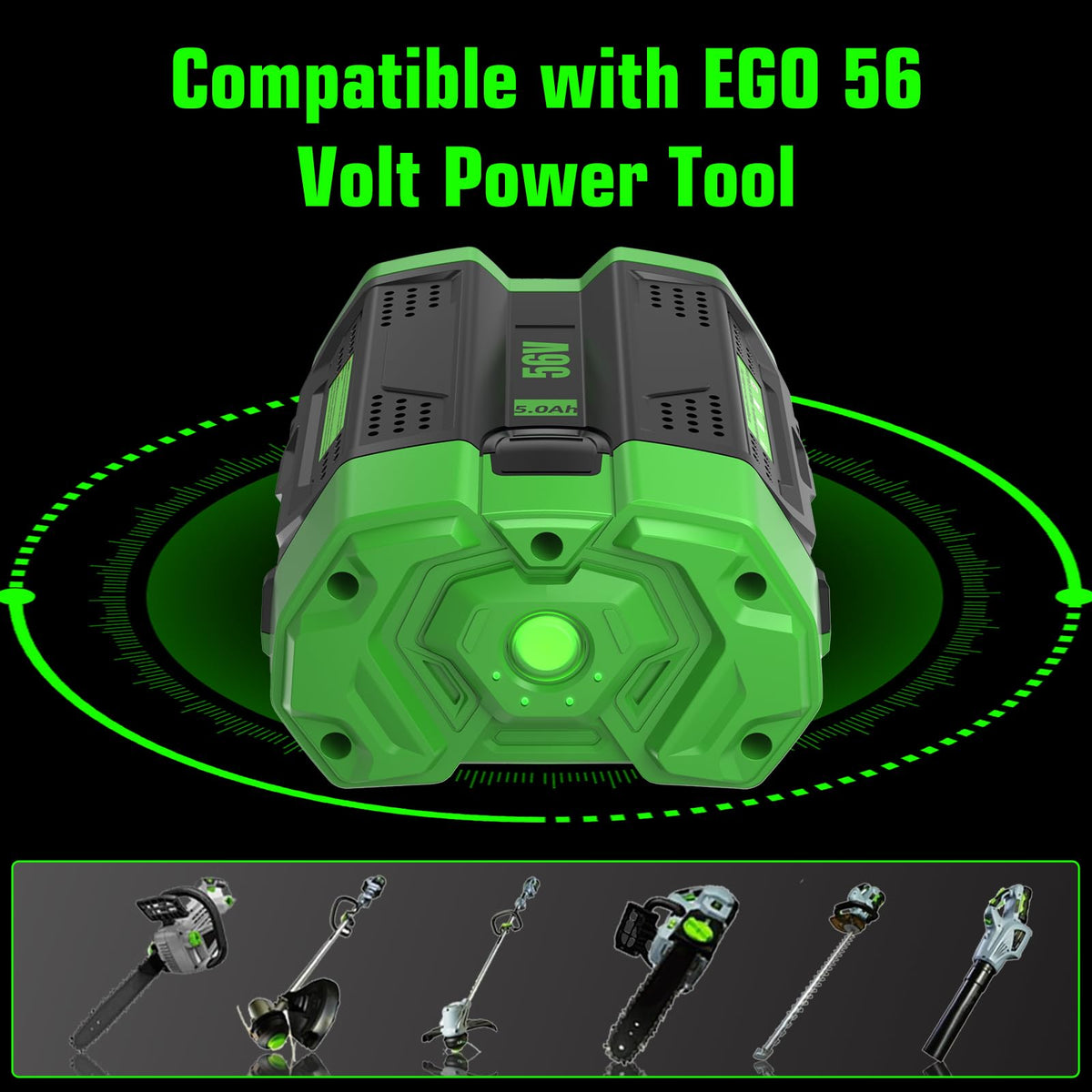 OHYES BAT 56V durable outdoor-ready design