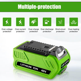 OHYES BAT 6000mAh capacity label highlights extended runtime.