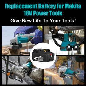 OHYES BAT in use with Makita tools on site
