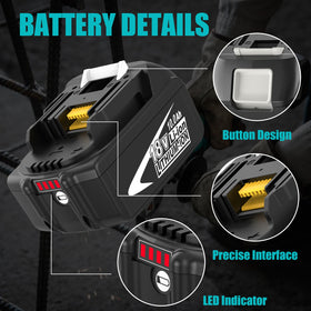 OHYES BAT compatible with Makita 18V devices for versatile power.