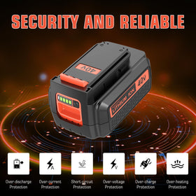 OHYES BAT LBX2040 charger front view, compact charging solution