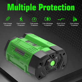OHYES BAT LED indicator shows battery level for easy monitoring