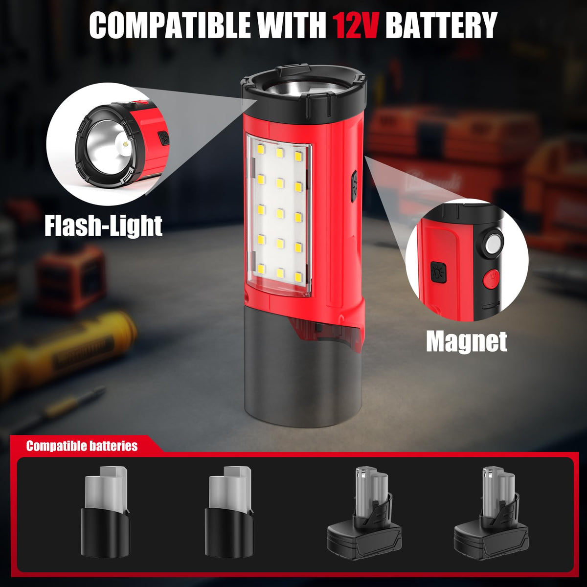 ohyes dual-mode 650lm work light ideal for wide area illumination