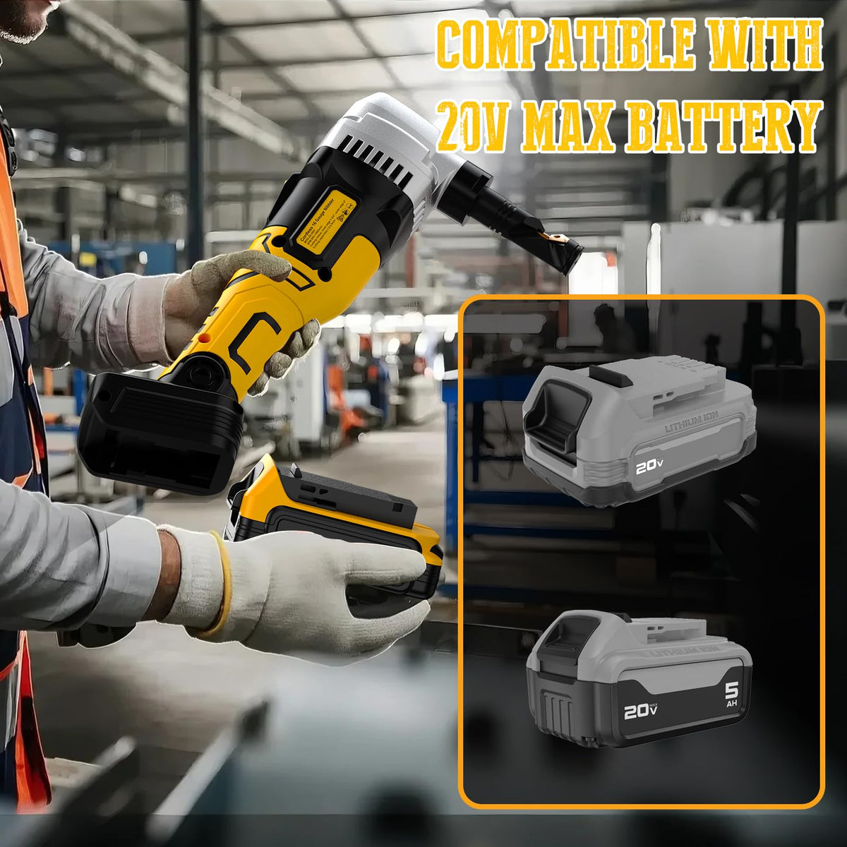ohyes metal nibbler with variable speed control for different materials