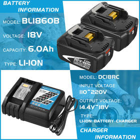 OHYES BAT battery side label clearly shows 6000mAh capacity and compatibility.