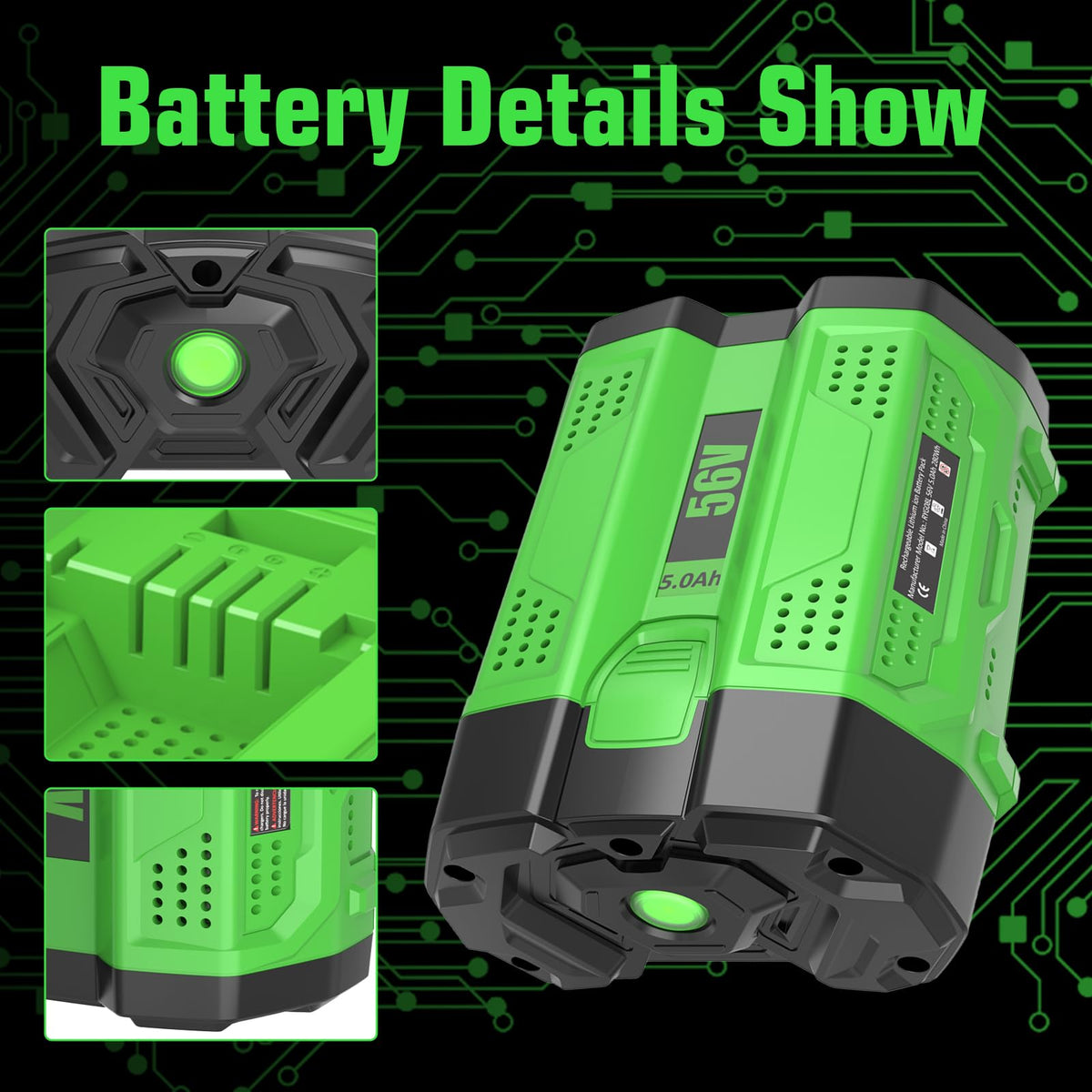 OHYES BAT wide compatibility with BA2800 BA4200 and others