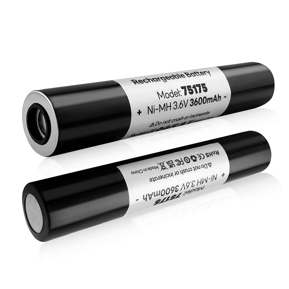 OHZHAO 2-pack 75175 battery for extended flashlight runtime.