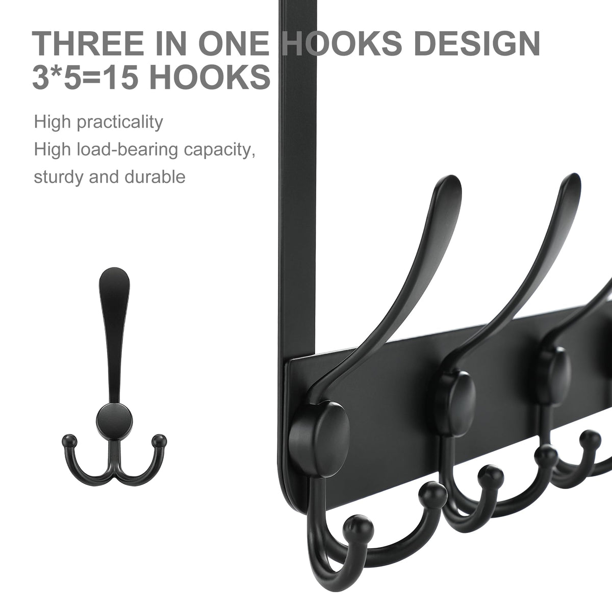 OIM OMIIOMIO coat and hat organizer for hallway or bathroom