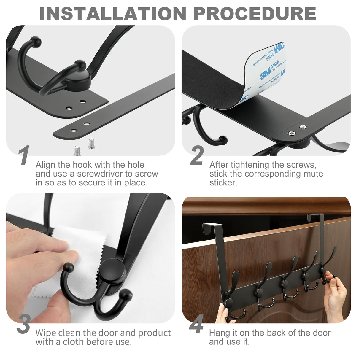OIM OMIIOMIO quiet hardware prevents noise during use