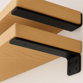 OIVGGUR floating-shelf-bracket-10inch four-pack supports wall shelves securely