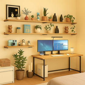 OIVGGUR hidden-suspension-design for a clean, modern shelf look