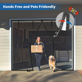 Oiyeefo garage screen auto-close magnets provide seamless sealing