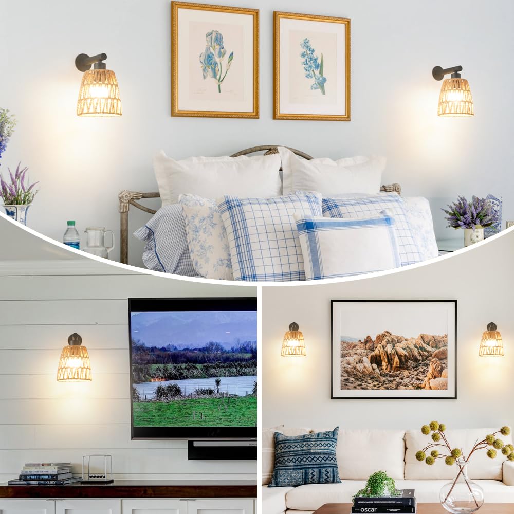 OIYIO dimmable LED wall light ideal for bedside ambiance.