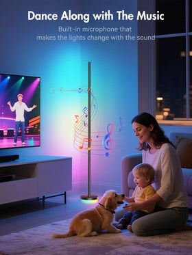 OIYN app and remote control provide convenient lighting customization.