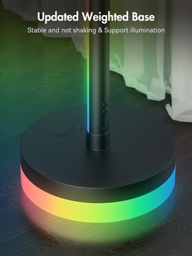 OIYN 7.1-inch base ensures stable placement for safe, steady lighting.
