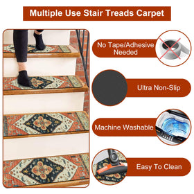 OJIA 30x8-inch stair tread kit installed on a staircase