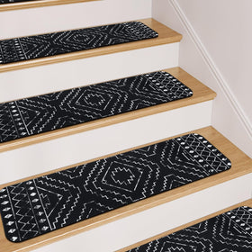 OJIA Boho stair treads benefit kids, elders, and pets by increased safety.