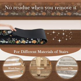 15-pack OJIA stair treads ideal for high-traffic stairs.