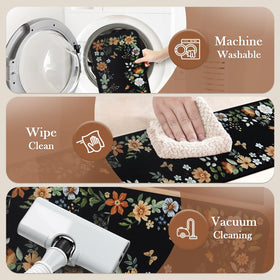 OJIA easy-to-clean treads can be vacuumed or machine washed.