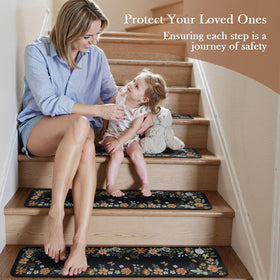 OJIA soft cushioned footing for stairs provides comfortable steps.