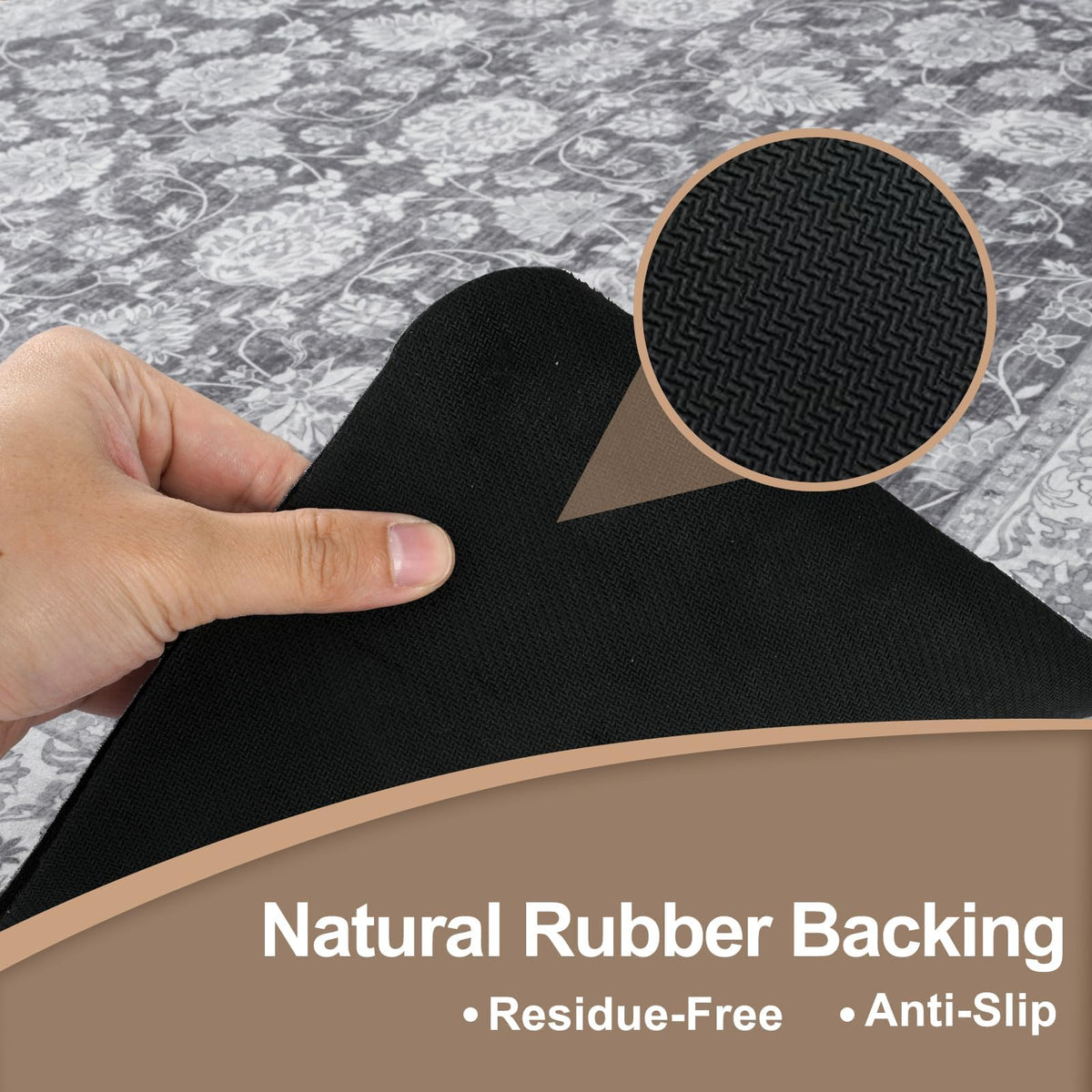 OJIA stair tread close-up showing textured grip and cushioned feel.