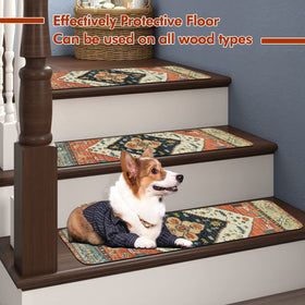 OJIA stair treads protect wooden surfaces from paw and foot wear