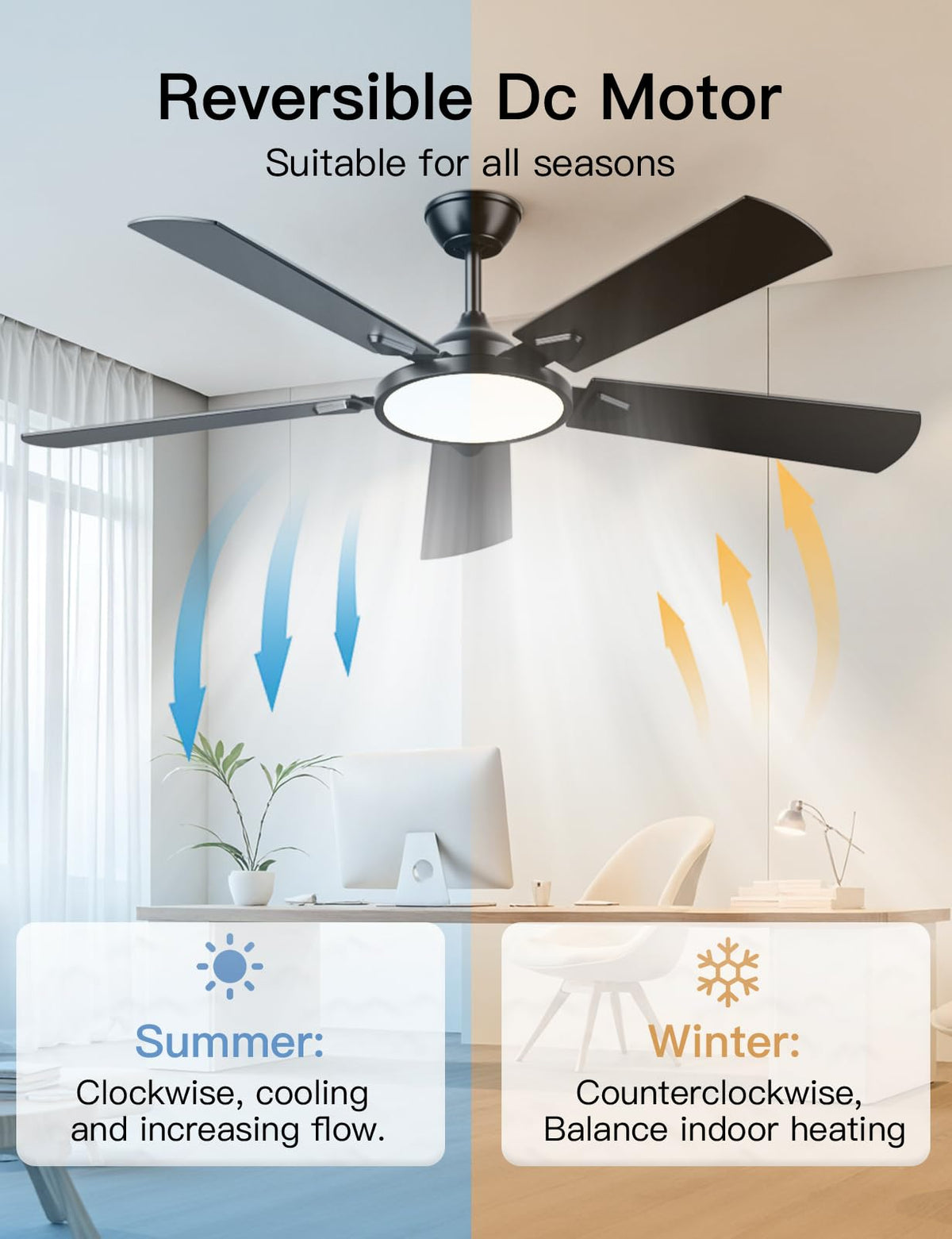 OJX dual-sided blades in black and walnut suit various decor.