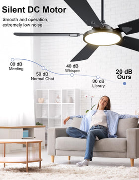 OJX quiet DC motor delivers whisper-quiet operation ideal for bedrooms.