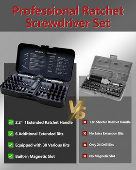 Magnetic OK DIAMOND screwdriver set with premium storage case