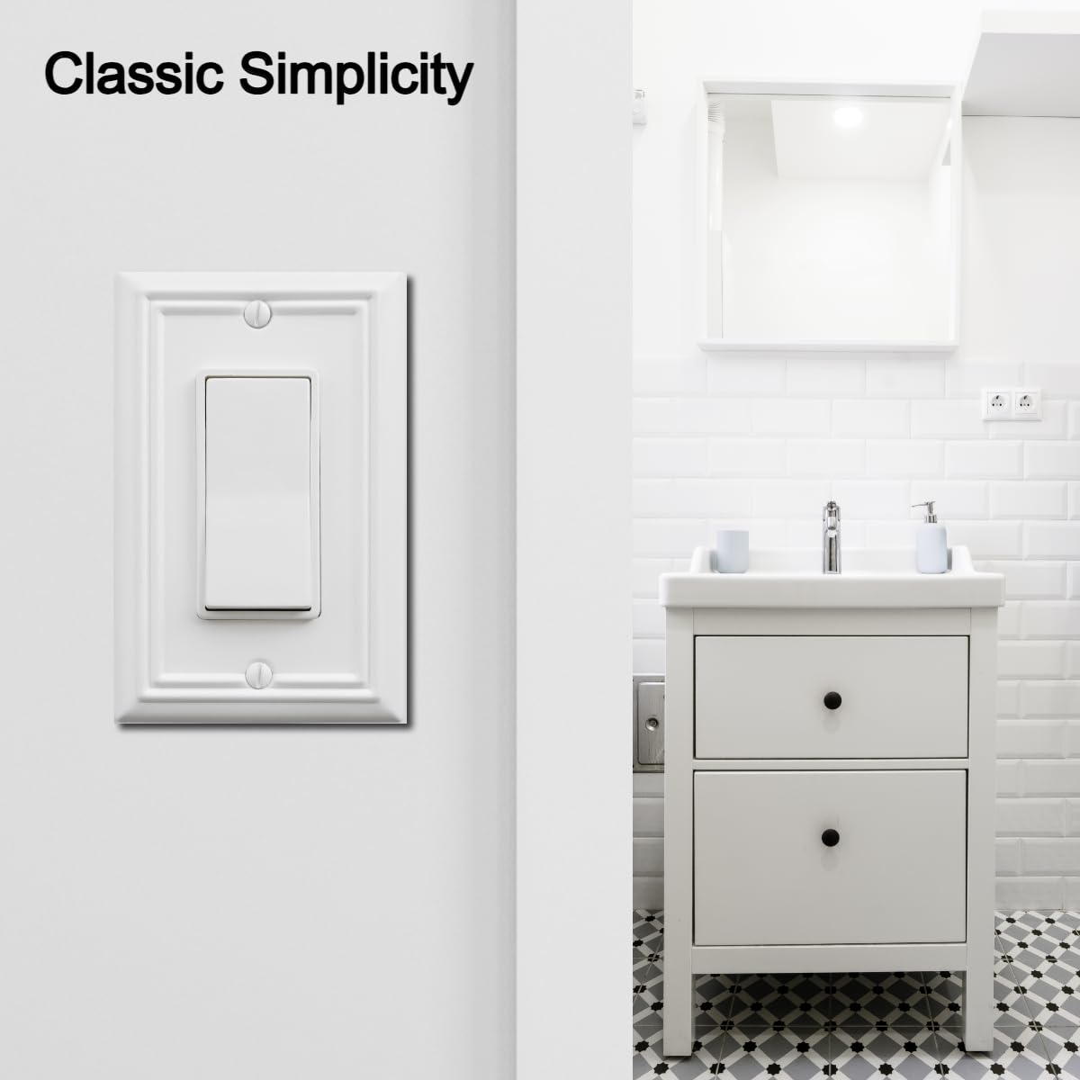 OKAWYC Adler 4-pack decorative wall plates suitable for living rooms and kitchens.