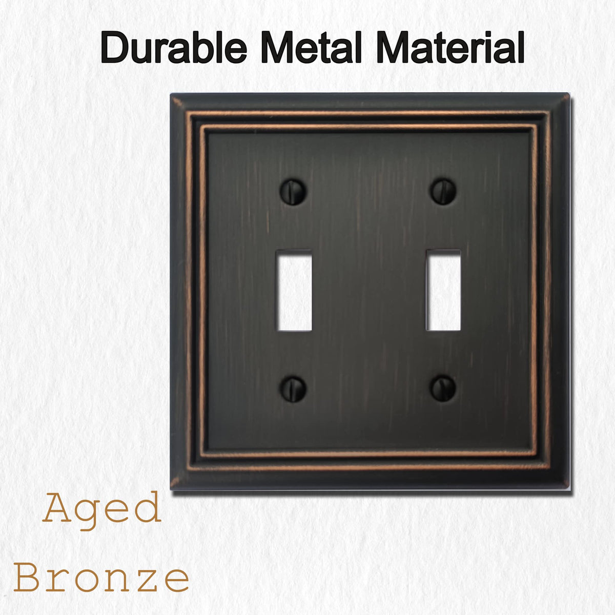 OKAWYC Adler double toggle with screws included enables quick installation.