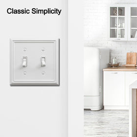 OKAWYC Adler wall plate mounted on wall demonstrates clean decor integration