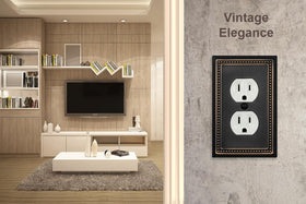 OKAWYC Belaire wall plate with color-matching screws for seamless install