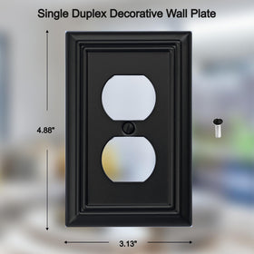 OKAWYC 1-gang wall plate close-up for bathrooms or kitchens.