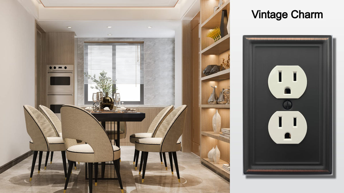 OKAWYC Luca decorative metal wall plate enhances living spaces