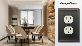 OKAWYC Luca decorative metal wall plate enhances living spaces