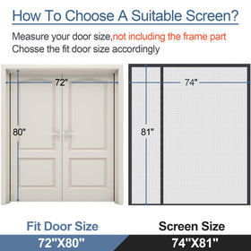 Okayavo side-opening door screen magnets enable unobstructed threshold crossing