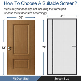 Okayavo screen door side opening demonstrates versatile left or right setup
