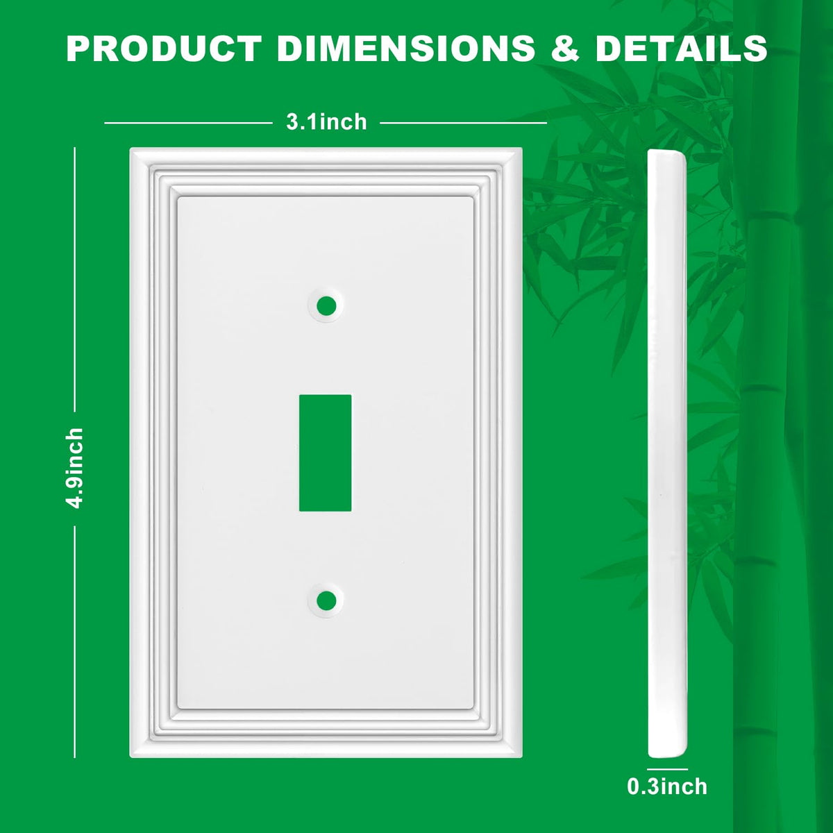 OKAYZIP 4-pack includes screws and a small screwdriver for quick DIY installation.