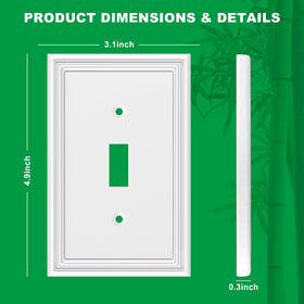 OKAYZIP 4-pack includes screws and a small screwdriver for quick DIY installation.