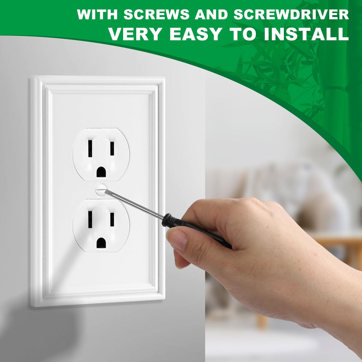 Okayzip kit includes screws and screwdriver for easy installation.